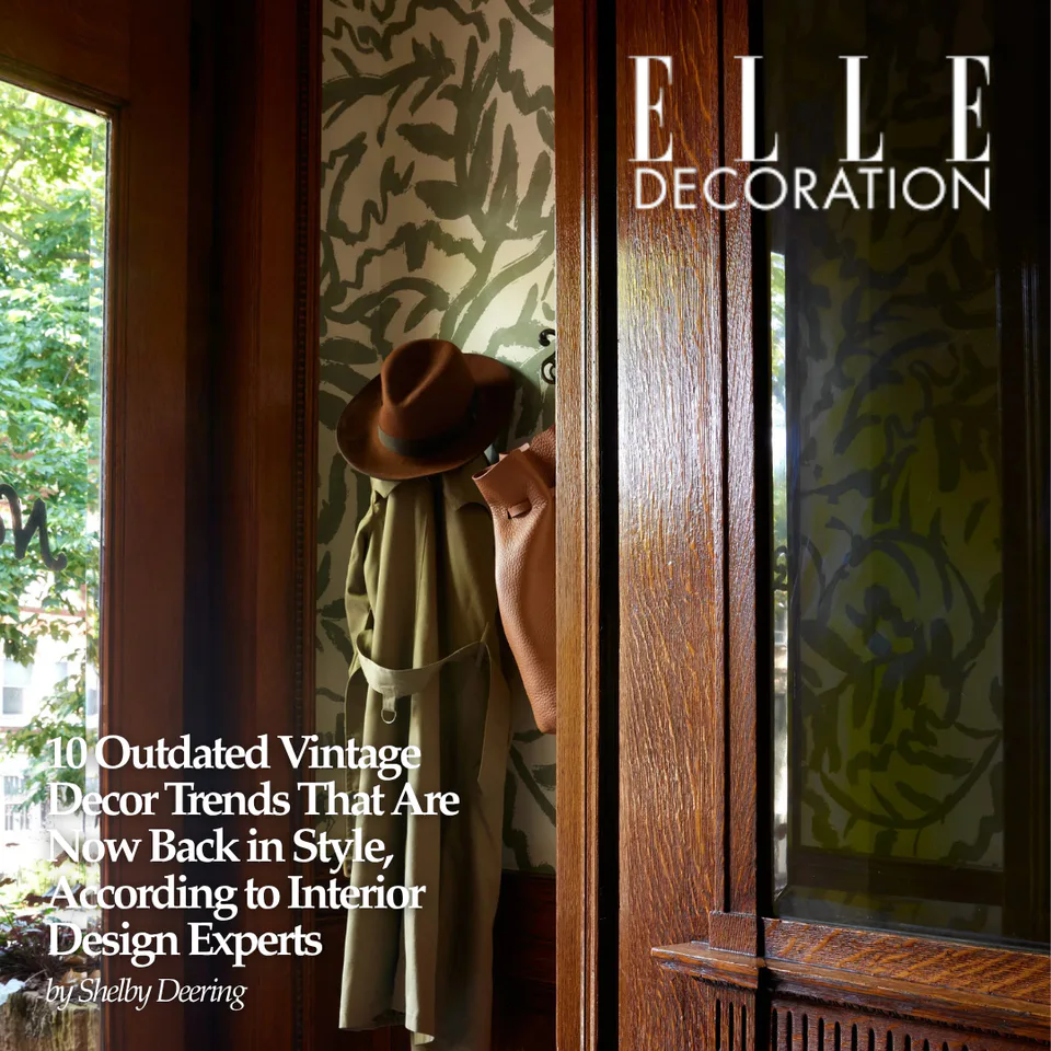 Elle Decoration feature on Alexandra Peck Design: 10 Vintage Decor Trends That Are Making a Comeback
