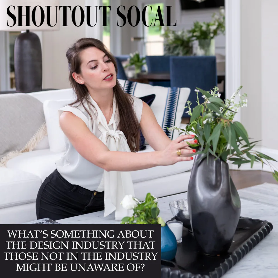 Shoutout SoCal feature on Alexandra Peck Design: Meet Alexandra Peck