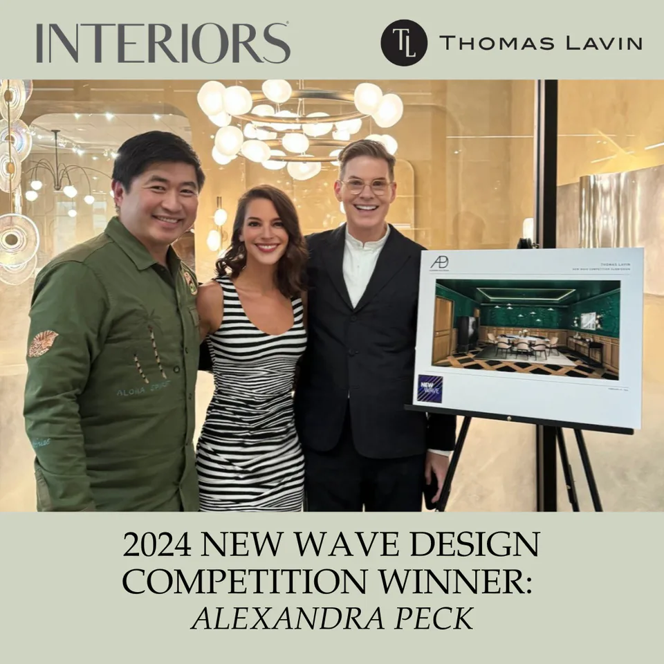 Thomas Lavin 2024 New Wave Design Competition: Alexandra Peck, winner